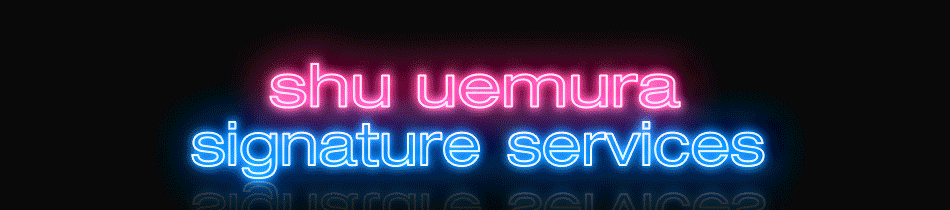 shu uemura signature services